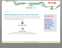 Tablet Screenshot of fx.xmpie.com